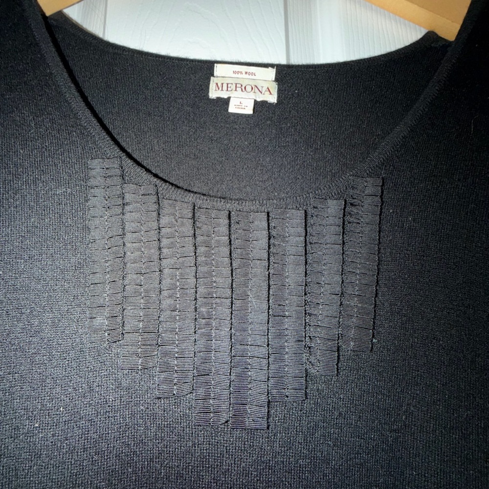 Merona Black Sweater dress